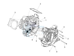 SHIVER 900 E4 ABS NAVI (APAC) drawing Crankcases I  Mounting