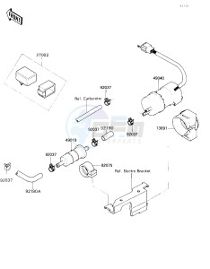 ZX 750 H [NINJA ZX-7] (H1) [NINJA ZX-7] drawing FUEL PUMP