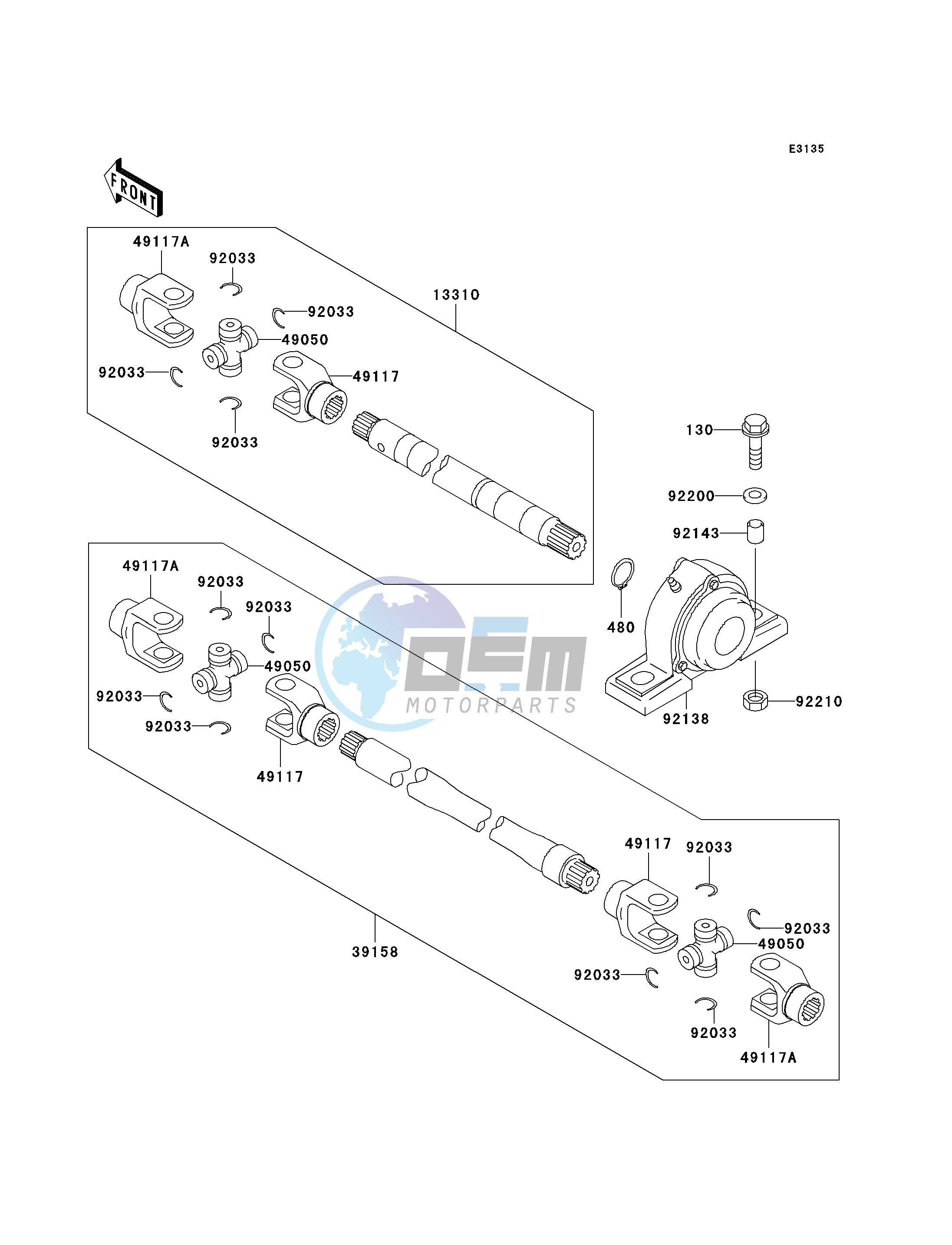 DRIVE SHAFT-PROPELLER