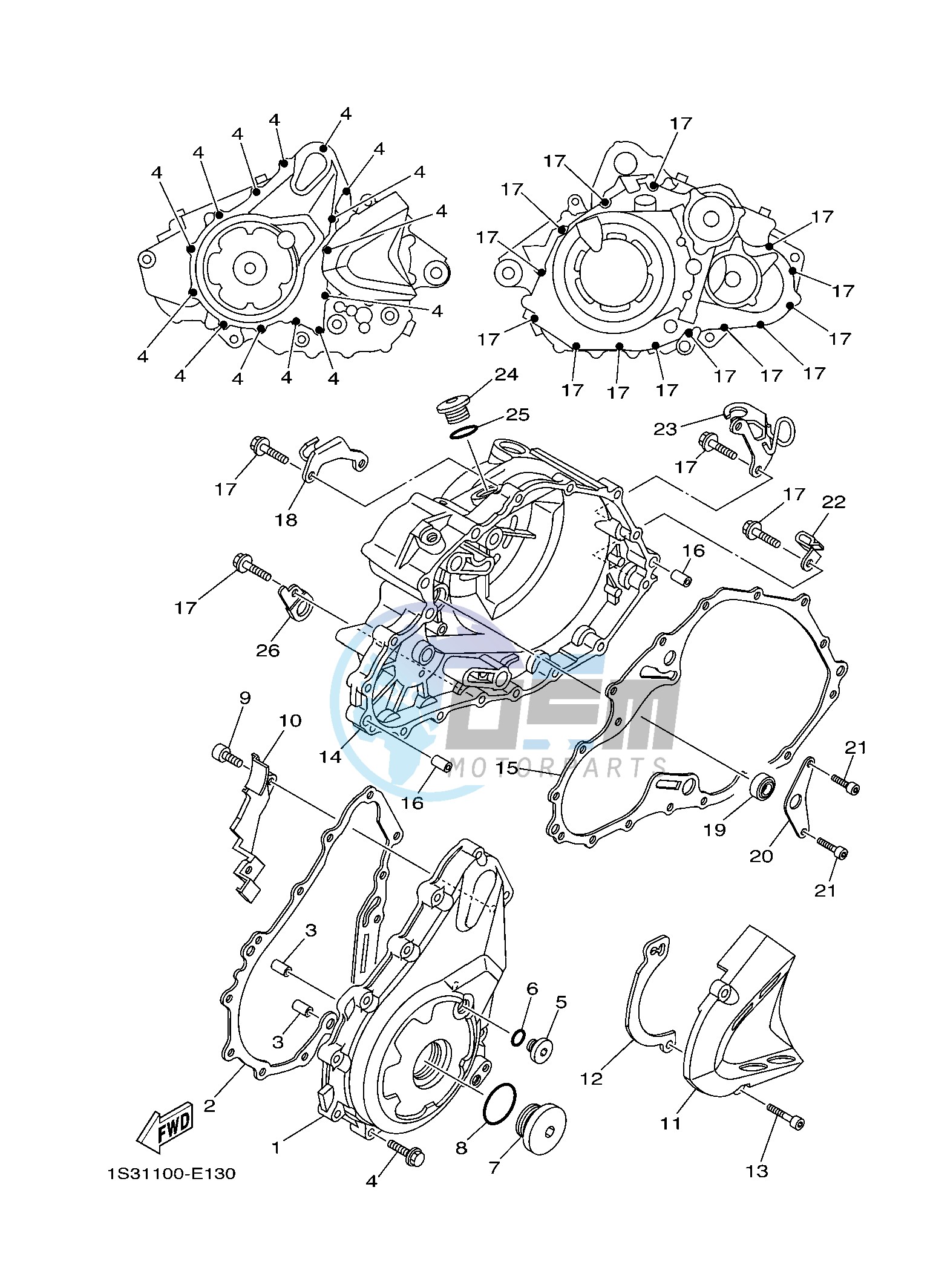 CRANKCASE COVER 1