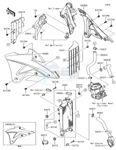 KX85-II KX85DFF EU drawing Radiator