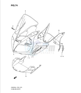 SV650/S drawing COWLING BODY