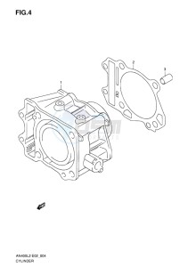 AN400Z ABS BURGMAN EU-UK drawing CYLINDER