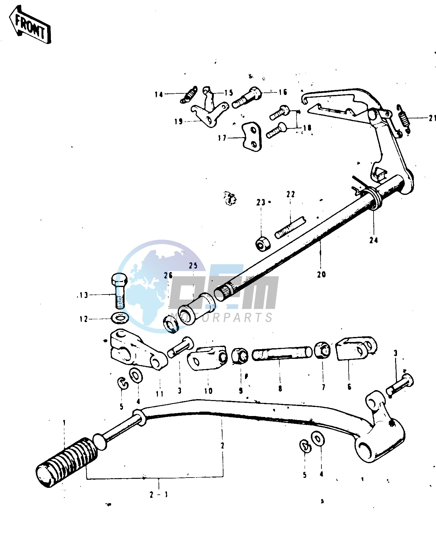 GEAR CHANGE MECHANISM -- 74-75 S3_S3-A- -