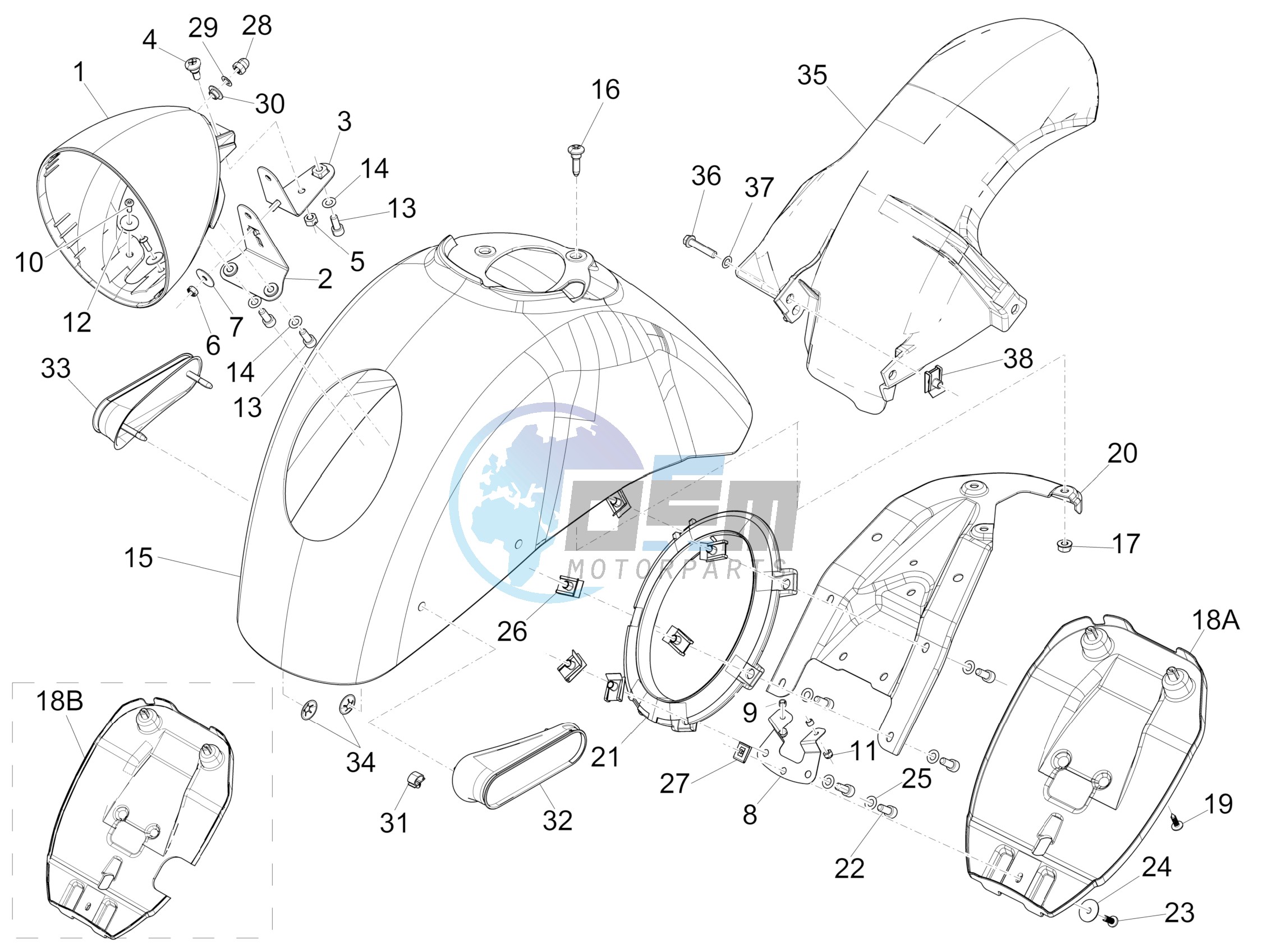 Wheel housing - Mudguard