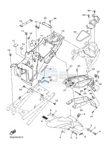 XJ6FA 600 DIVERSION F (ABS) (1DGC 1DGD) drawing FENDER