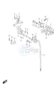 DF 30A drawing Clutch Rod - Remote Control