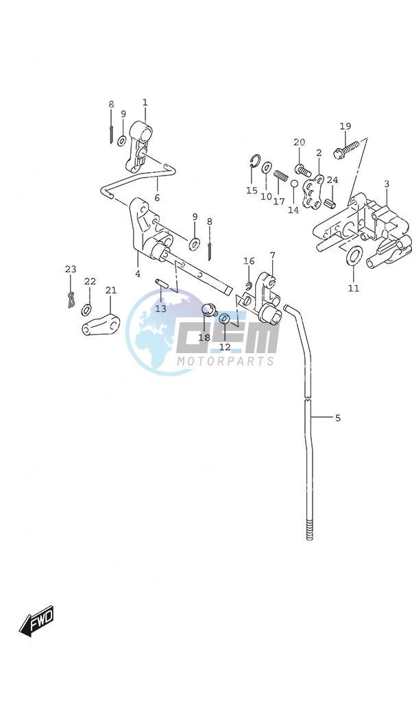 Clutch Rod - Remote Control