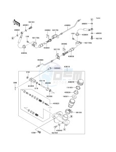 KAF 620 P [MULE 4000] (P9F-PAF) P9F drawing MASTER CYLINDER