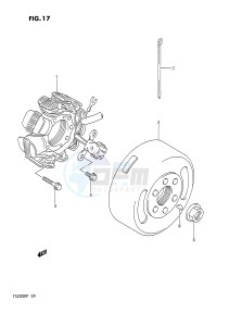 TS200R (E4) drawing MAGNETO