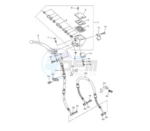 XJ6-F DIVERSION 600 drawing FRONT MASTER CYLINDER