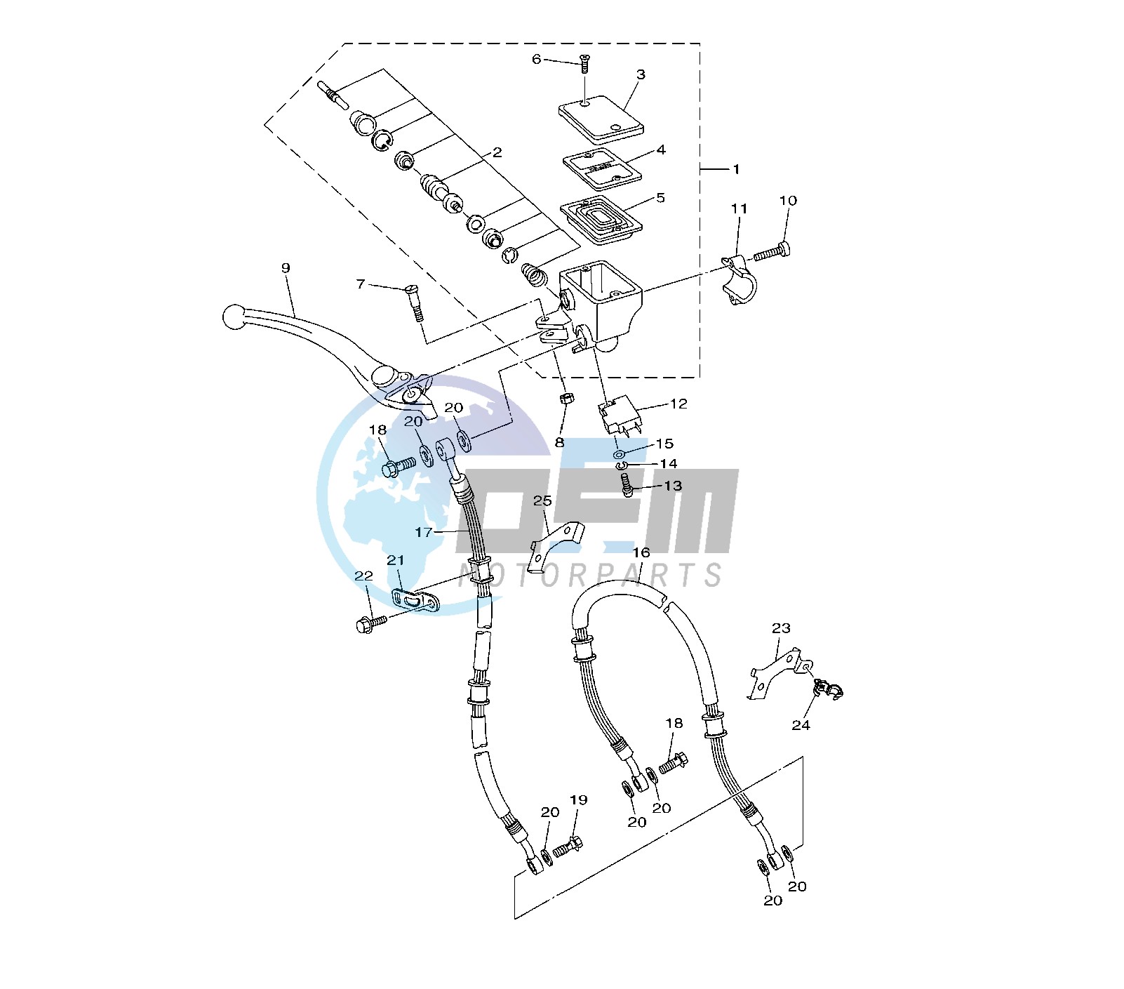 FRONT MASTER CYLINDER