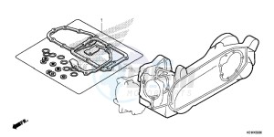 SH125DSE SH125DS UK - (E) drawing GASKET KIT B