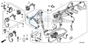 SH125ADE SH125AD UK - (E) drawing WIRE HARNESS