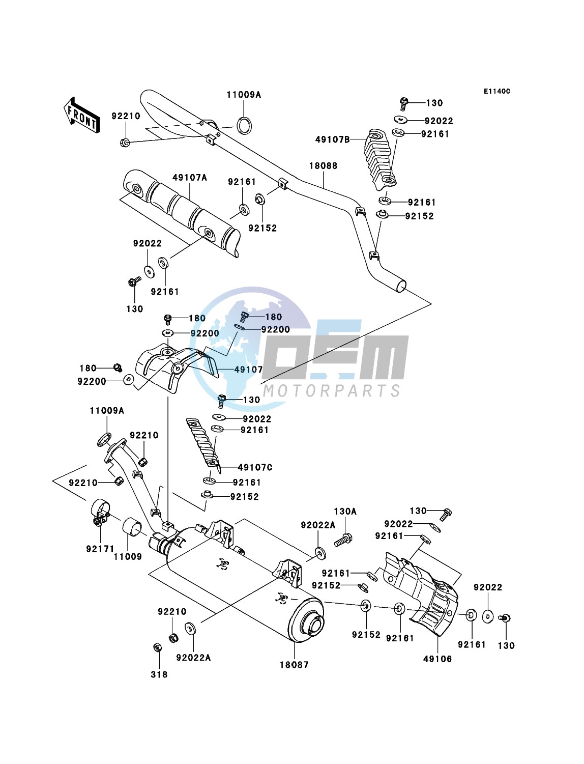 Muffler(s)(JKAVF750AAB601907-)