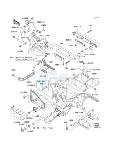 VN 1500 B [VULCAN 88 SE] (B1-B3) N8F drawing FRAME FITTINGS