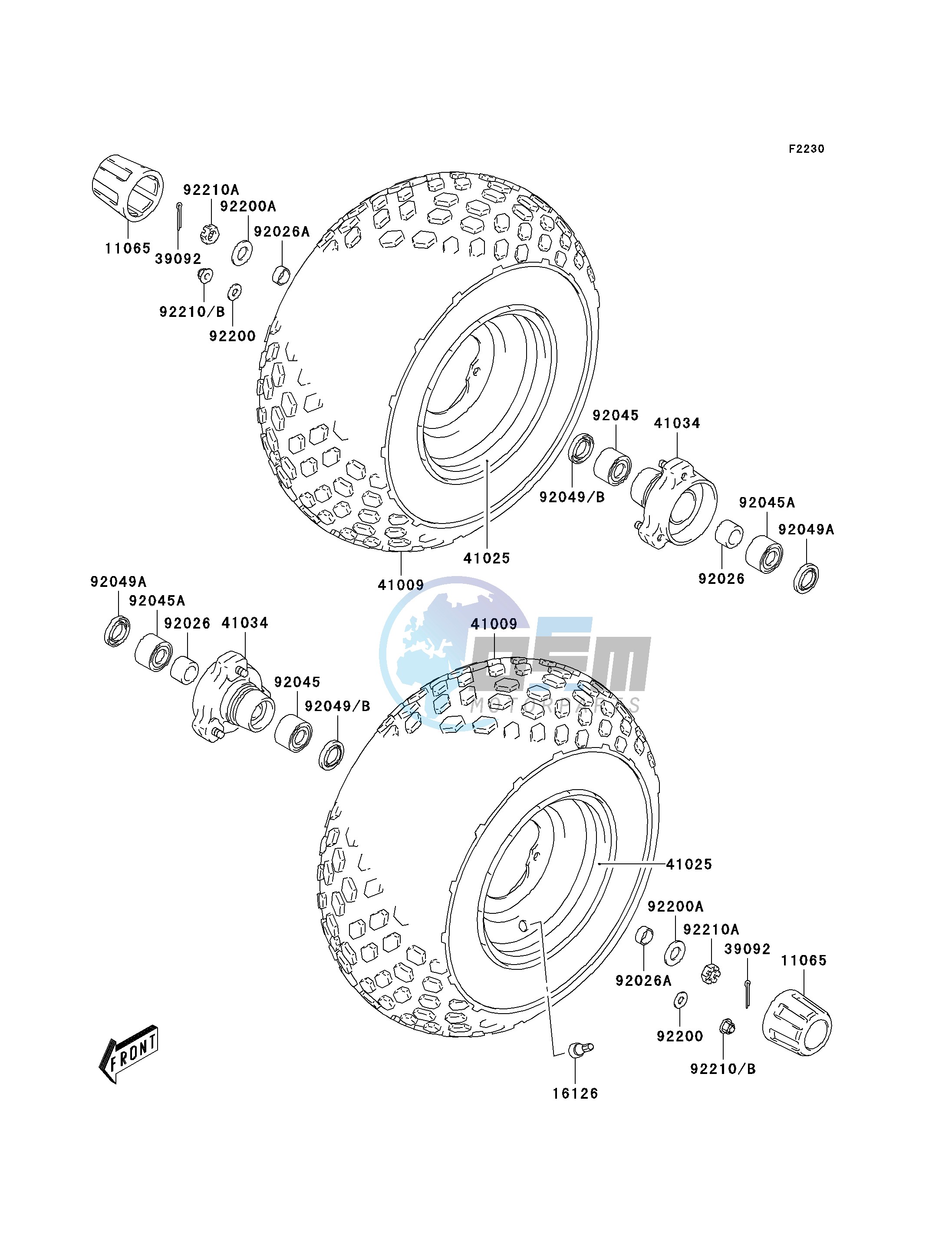 FRONT HUB