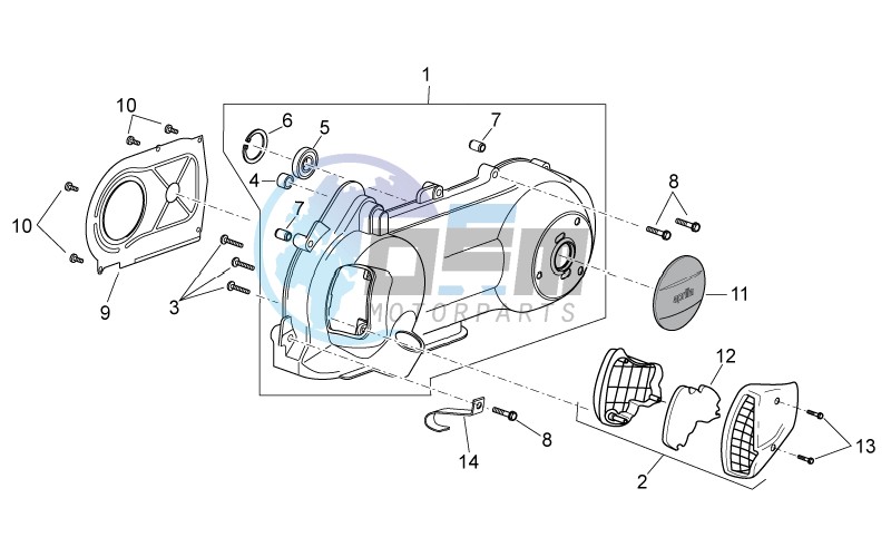 Variator cover