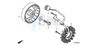 CB600FA3A F / ABS CMF ST drawing GENERATOR