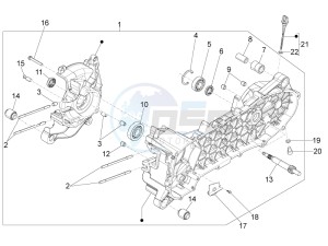 Liberty 50 iGet 4T 3V (EMEA) drawing Crankcase