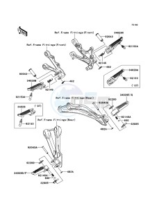 NINJA_ZX-6R ZX600P7F FR GB XX (EU ME A(FRICA) drawing Footrests