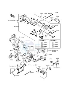 KLX250 KLX250SHF XX (EU ME A(FRICA) drawing Chassis Electrical Equipment