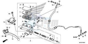 VFR1200XD CrossTourer - VFR1200X Dual Clutch 2ED - (2ED) drawing CLUTCH MASTER CYLINDER