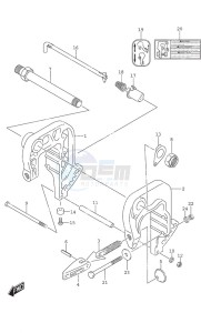 DF 25A drawing Clamp Bracket