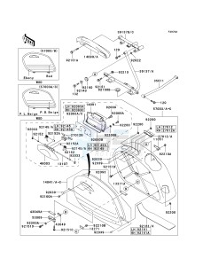 VN 1500 L [VULCAN 1500 NOMAD FI] (L2-L4) [VULCAN 1500 NOMAD FI] drawing SADDLEBAGS -- VN1500-L3- -