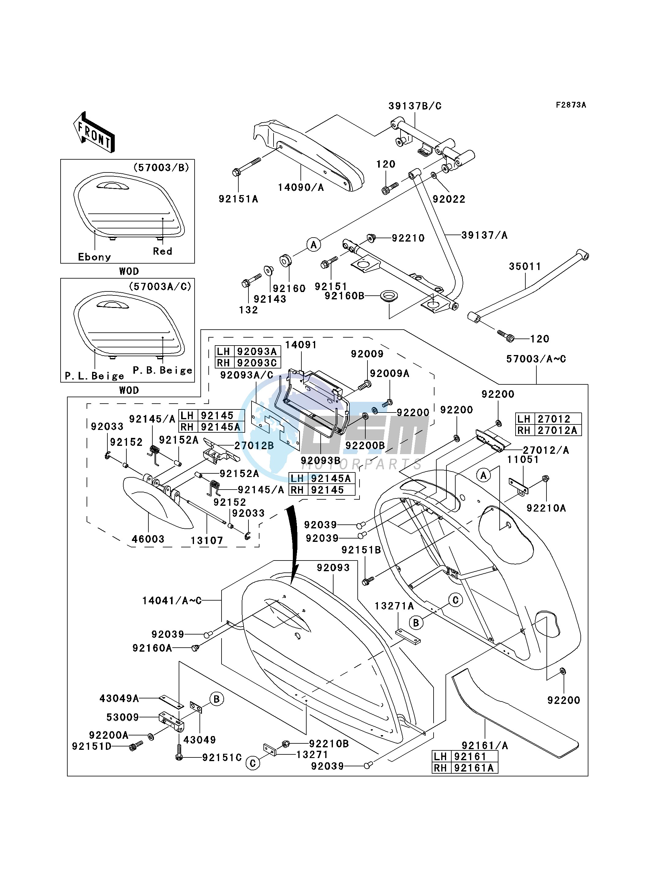 SADDLEBAGS -- VN1500-L3- -