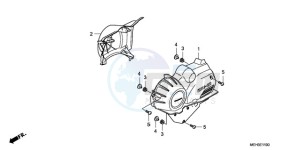 NSA700A9 France - (F / CMF MME) drawing ENGINE SIDE COVER