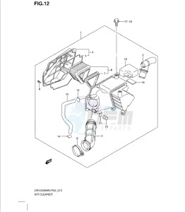 DR125SML 0 drawing AIR CLEANER