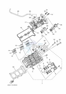 YXZ1000E YXZ1000R (B5J7) drawing CYLINDER