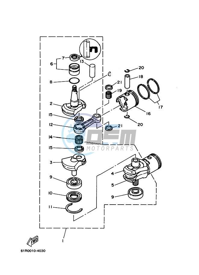 CRANKSHAFT--PISTON