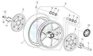 TUONO 1100 V4 RF E4 ABS (EMEA) drawing Front wheel