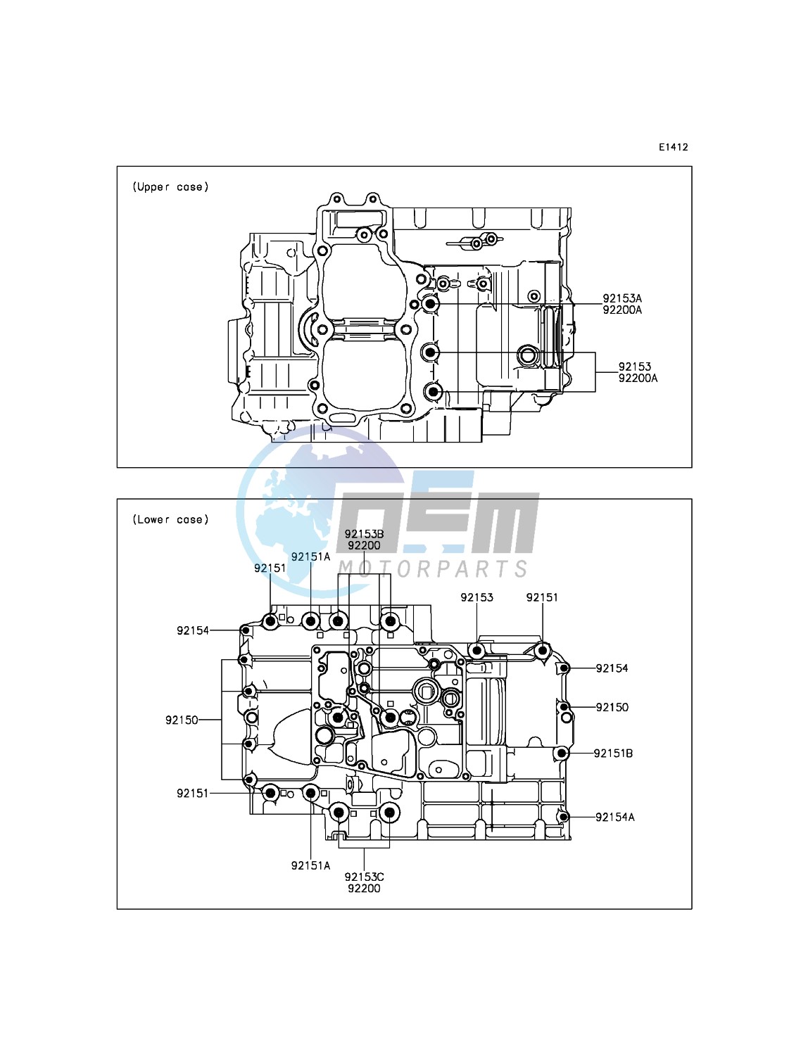 Crankcase Bolt Pattern