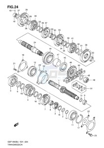 GSF-1250S BANDIT EU drawing TRANSMISSION