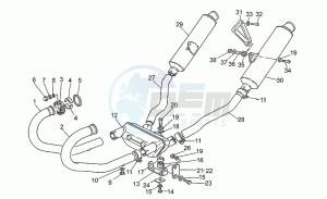 Daytona 1000 Racing Racing drawing Exhaust unit