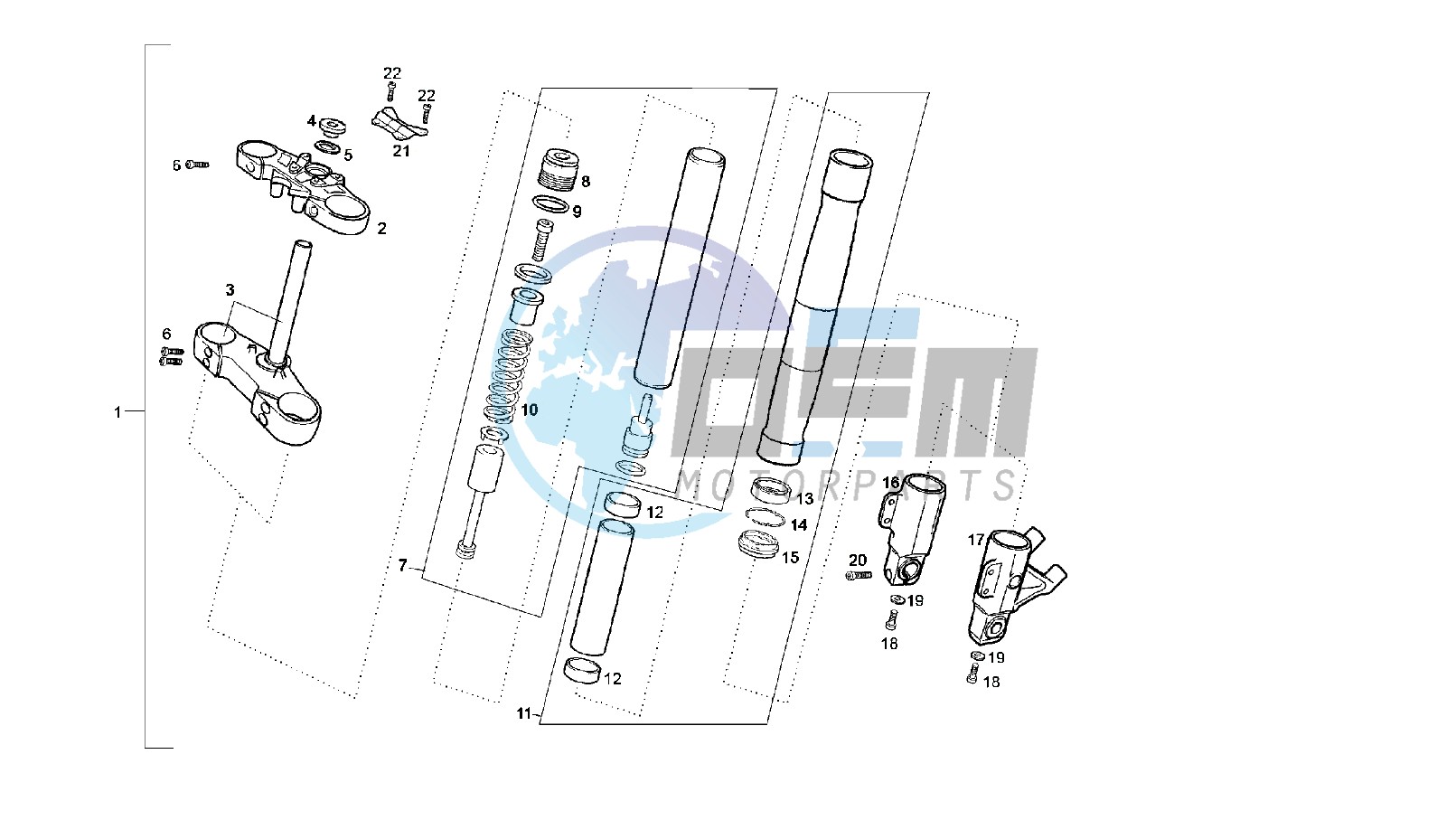 FRONT FORK SEBAC