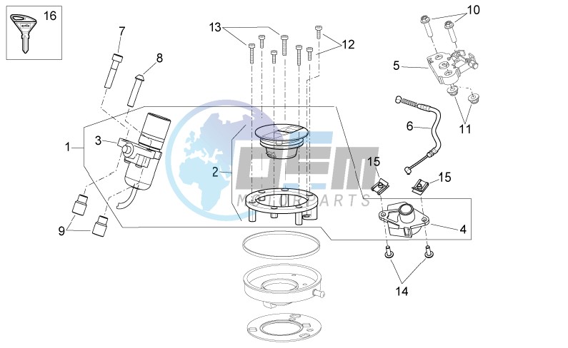 Lock hardware kit