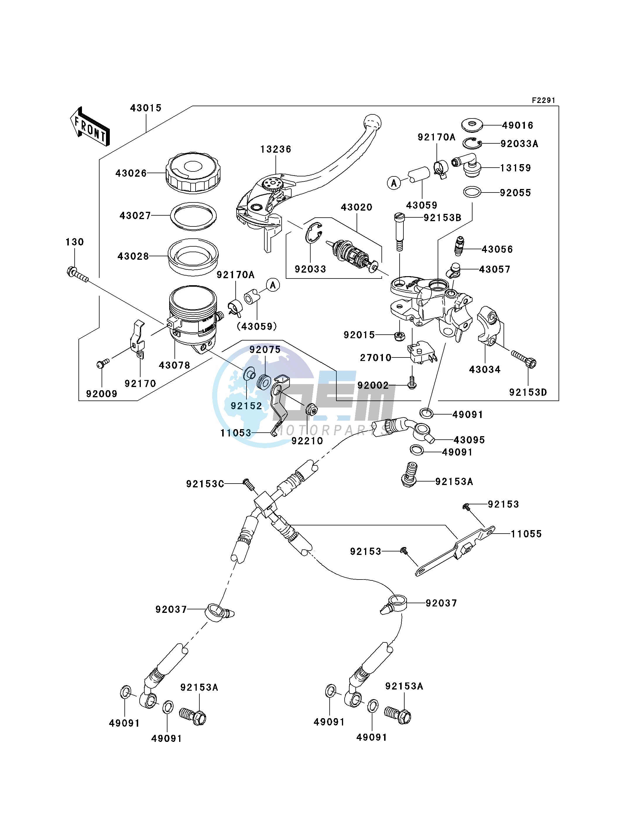 FRONT MASTER CYLINDER