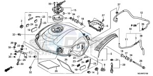 VFR1200XDH 2ED - (2ED) drawing FUEL TANK