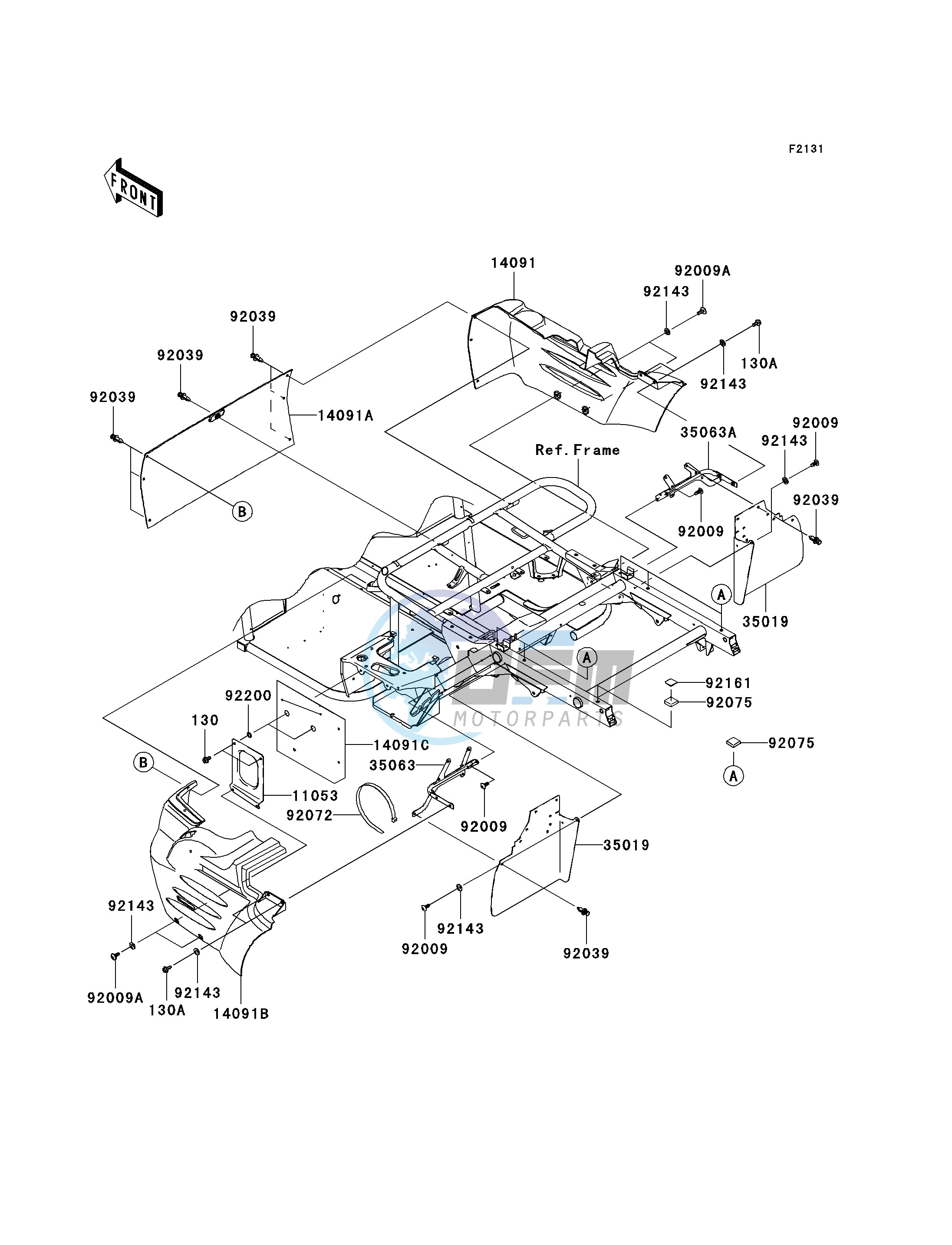 FRAME FITTINGS-- REAR- -