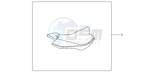 CB1000RB drawing SEAT ASS* PRD/ PBK*