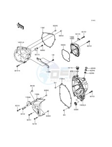 Z800 ZR800AEF FR GB XX (EU ME A(FRICA) drawing Engine Cover(s)