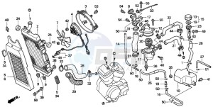 VT600C 400 drawing RADIATOR