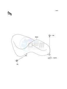 ELIMINATOR 125 BN125-A8 GB XX (EU ME A(FRICA) drawing Seat