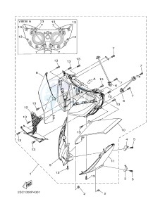 MT09TRA MT-09TRA TRACER 900 (2SC9 2SCA) drawing HEADLIGHT