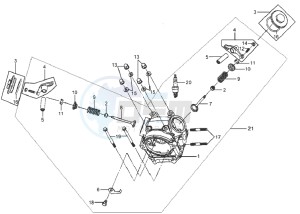 MIO 50 25KMH drawing CYLINDER HEAD CPL