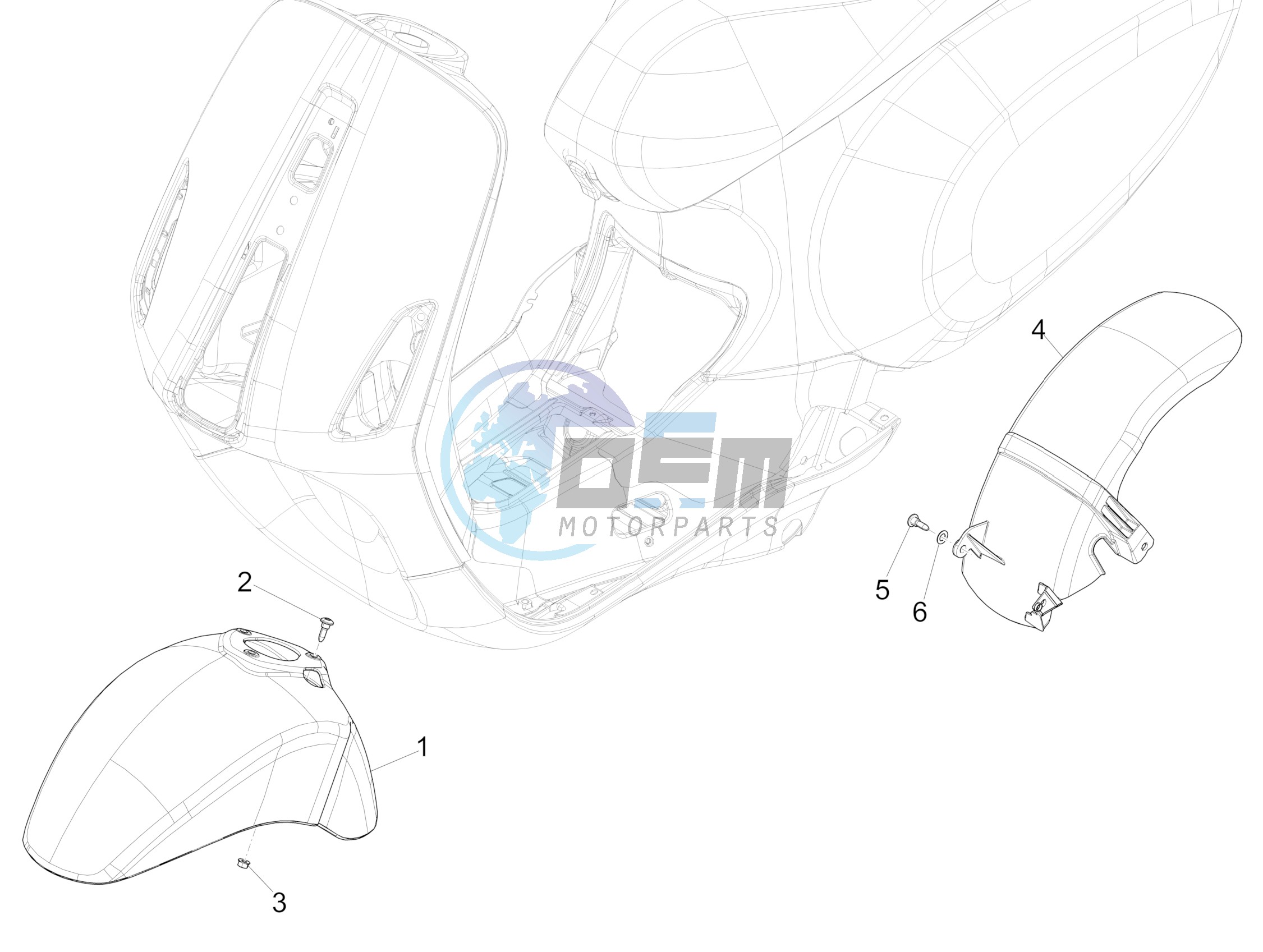 Wheel huosing - Mudguard